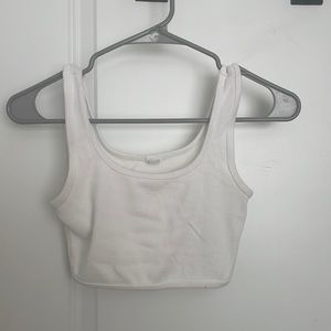 White Garage tank